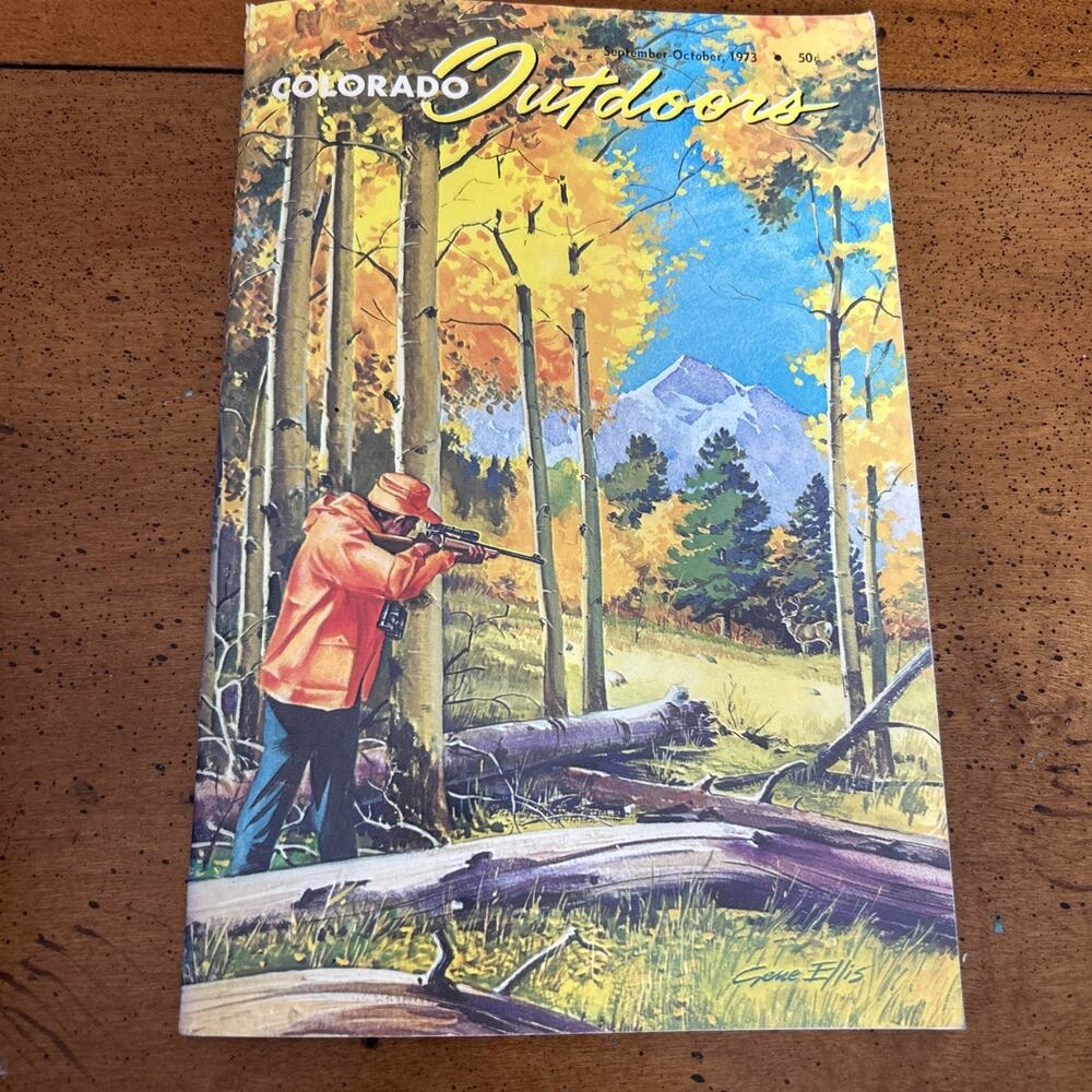 Vintage Colorado Outdoors Magazine Hunting Cabin Hunting Decor 1973